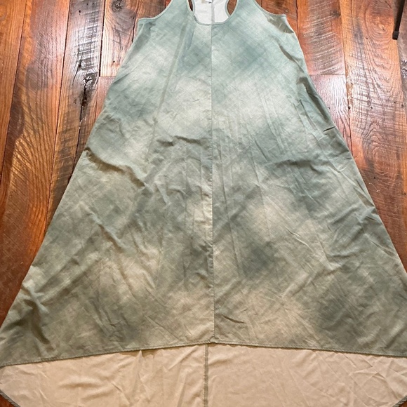 Athleta Presidio Dress Green Washed Racerback Lightweight Flowy Active Dress S - Picture 7 of 9